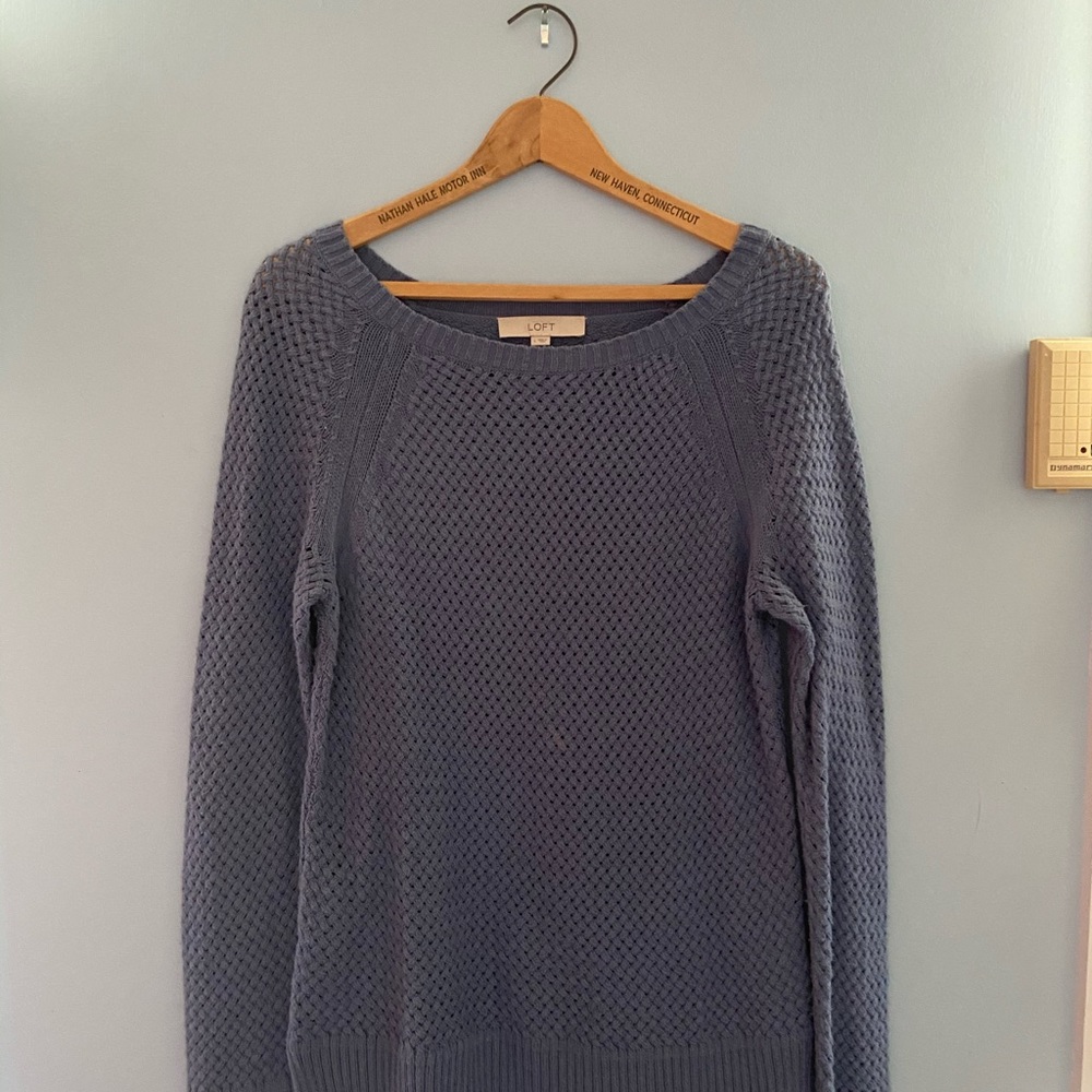 Loft light blue sweater